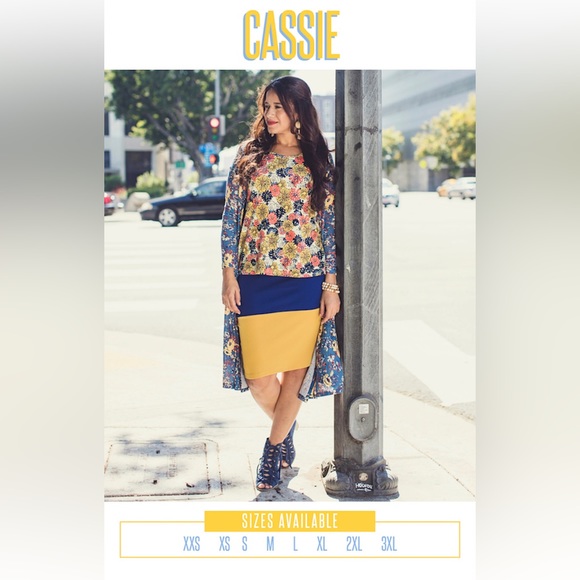 NWT LuLaRoe Cassie High Waisted Pencil Skirt XS 2-4 White Gold Sparkle Stunning! - Picture 9 of 10